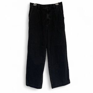 Madewell Harlow Wide Leg Black Jeans